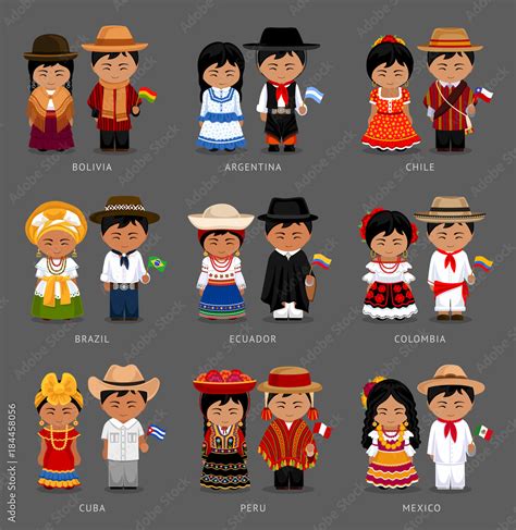 Argentina National Costume Gaucho Stock Vector Colourbox ...