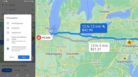 Road Trip? Google Maps Can Now Tell You How Much You'll Pay in Tolls