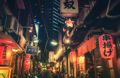 Colorful atmospheric urban Japan • meh.ro, Japan Street HD wallpaper ...