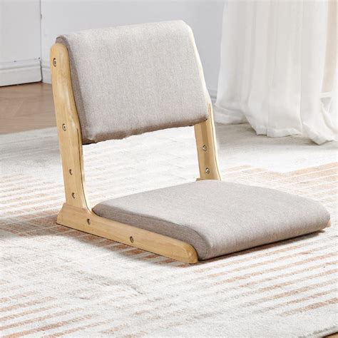 Buy ZHEKUN Tatami Chair Accent Furniture,Foldable Meditation Floor Chair, Living Room Chair ...