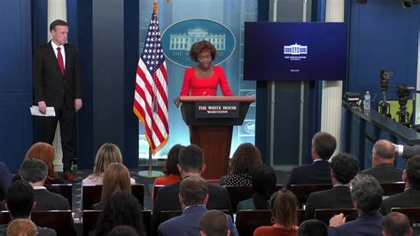 WH Press Secretary Karine Jean-Pierre Holds Press Briefing I LIVE ...