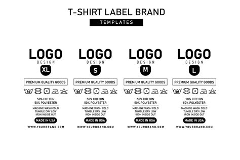 Clothing Tag Templates, Neck Tag & Label Template - oggsync.com