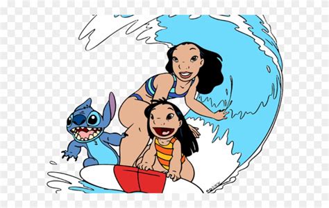 Download Surfboard Clipart Lilo And Stitch - Lilo E Stitch Surf - Png Download (#3780857 ...