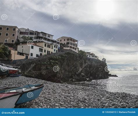 Madeira, Portugal - Camara De Lobos, the Beach, Editorial Stock Photo ...