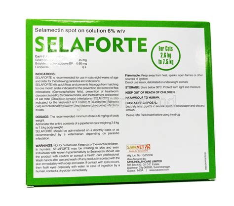 Buy Selaforte Spot On For Cats And Dogs, Selamectin Online Selaforte For Cats and Dogs