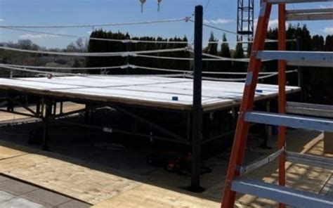 First Photos Of Money In The Bank Construction On Roof Of WWE Headquarters