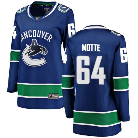 Women's Tyler Motte Vancouver Canucks Fanatics Branded Home Jersey ...