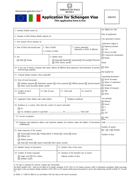 Italian Passport Application Form Australia - Printable Form 2024