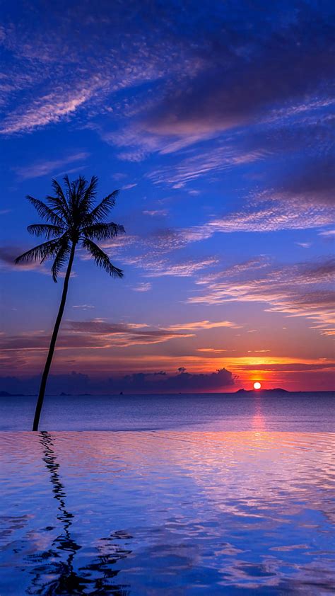 Blue Sunset Backgrounds