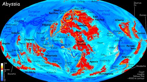 Abyssia - a map of inverted elevations Abyssia... - Maps on the Web