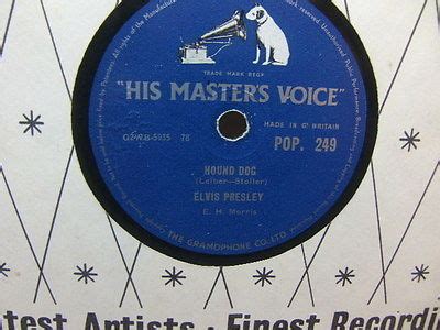 popsike.com - Elvis Presley – Hound Dog – 1956 78 rpm single HMV POP ...