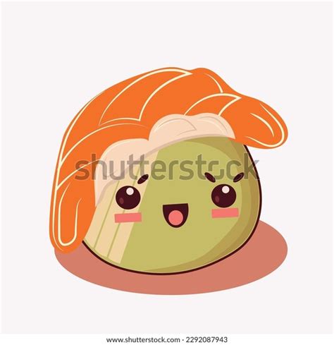 Emoji Sushi Characters Cartoon Japanese Food Stock Vector (Royalty Free) 2292087943 | Shutterstock