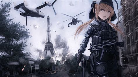 Wallpaper : anime girls, girls with guns 1920x1080 - Strangeworries ...