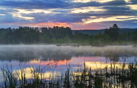 Brant Lake Sunrise Photograph by Tony Beaver - Fine Art America