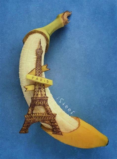 Amazing banana peel art | Banana art, Fruit art, Banana