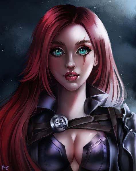 Katarina fanart by Miya-art on DeviantArt