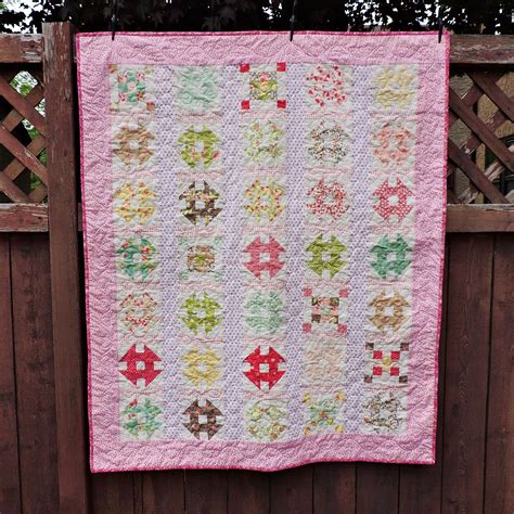 Pink Baby Quilt by HartfordAvenueQuilts on Etsy Pink Quilts, Baby ...