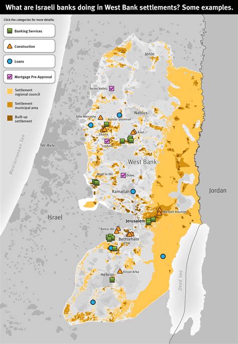 West Bank Settlements Map 2024 - Alexa Prisca