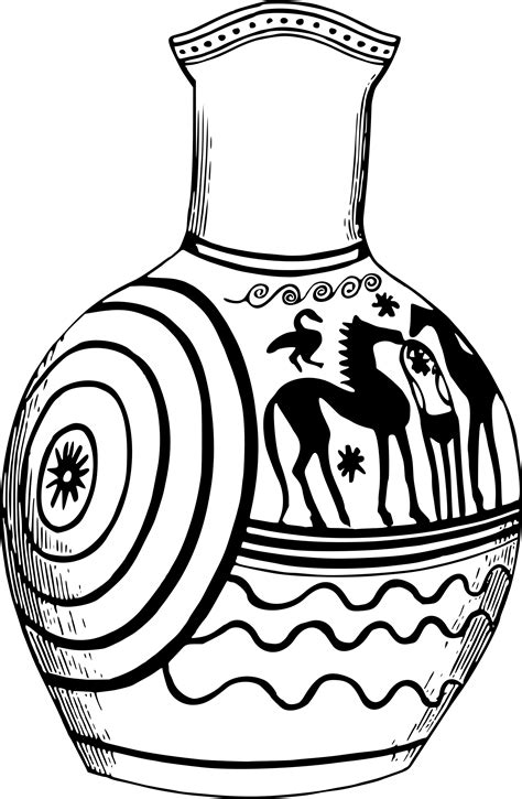 Greek Vase Drawing at GetDrawings | Free download