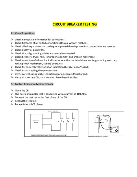 Circuit Breaker Testing - Muhammad Irfanullah