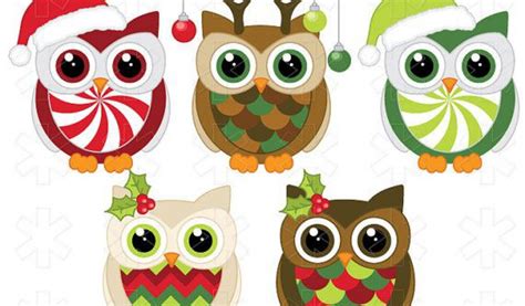 christmas owl clipart - Clip Art Library