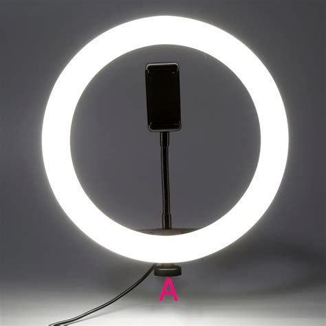 Youtube Shooting Tiktok Selfie Circular Photo Ring Light Led Photographic Video Camera Lamp ...