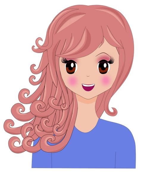 Download High Quality girl clipart long hair Transparent PNG Images ...