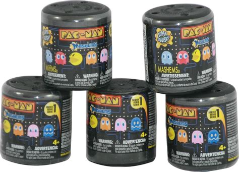 Amazon.com: Mashems Pac-Man 5 Capsule Bundle Random Mix Series 1: Toys & Games