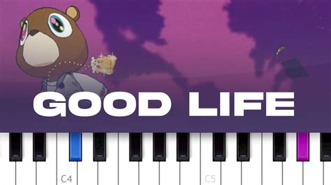 Kanye West - Good Life ft T-Pain (piano tutorial) - YouTube