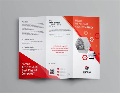 Aeolus Corporate Tri-Fold Brochure Template - Graphic Yard | Graphic Templates Store