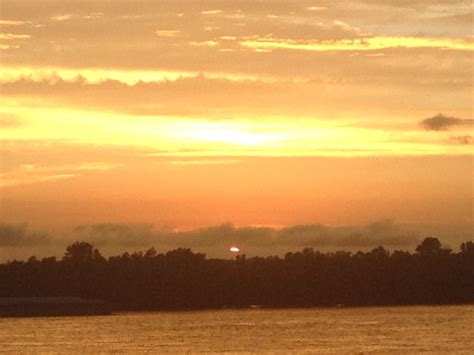 6-2-14 Mississippi River Sunset by Mark Mitchell | Sunset, Mississippi river, Lsu