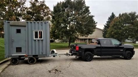 A Shipping Container Might Be The Most Bizarre Way To Camp