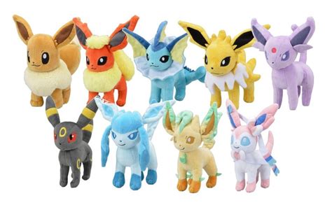 Eeveelution Plushies