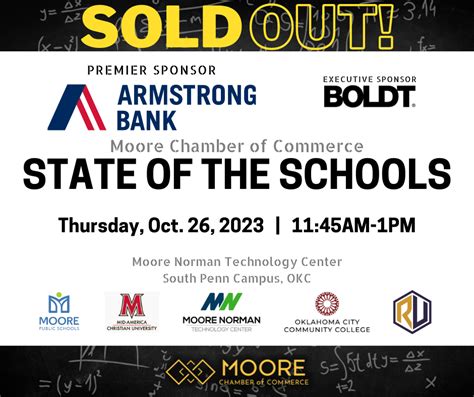 🔵 State of the Schools - calendar - Moore Chamber of Commerce