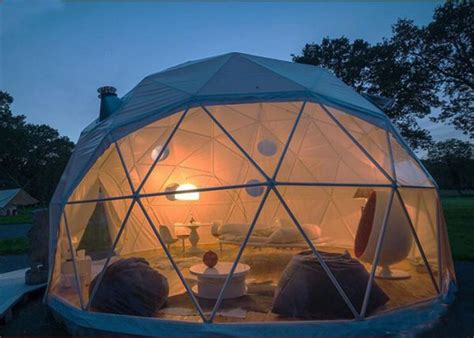 Transparent Outdoor Camping House Geodesic Dome Tent With PVC Roof - Tent&Truss&Stage Factory in ...