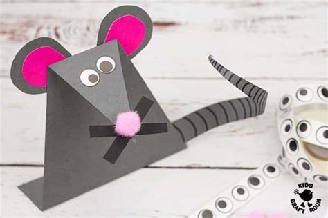 Easy Paper Mouse Craft - Kids Craft Room