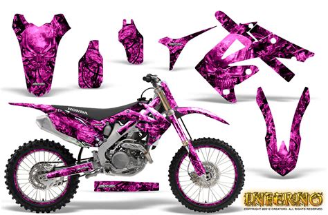 Honda CRF250R Graphic Kits 2004-2012 - Honda MX Decals and Stickers for ...