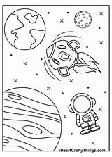 Astronaut Coloring Pages For Kids sketch template