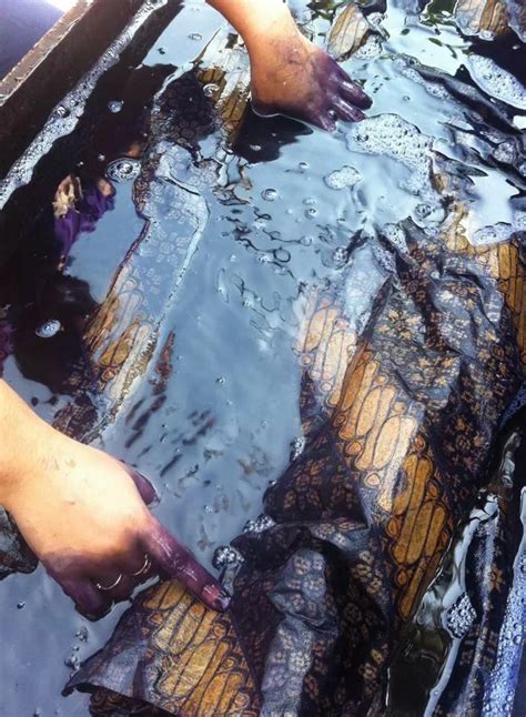 Today is Indonesia's National Batik Day. Shown here is a Batik dyeing process. Dyeing Process ...