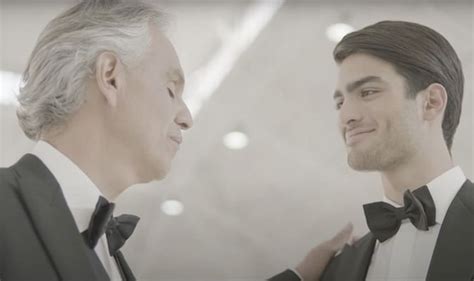 Andrea Bocelli and son Matteo Bocelli sing Fall On Me in their stunning ...