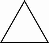 Triangle Shape Coloring Page  ColoringBay sketch template