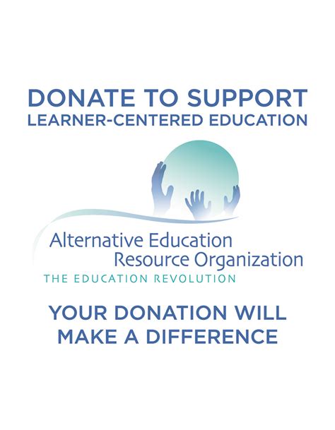 Donation – Education Revolution – Alternative Education Resource Organization