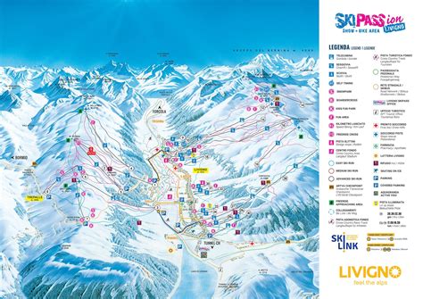 Livigno Piste Map / Trail Map