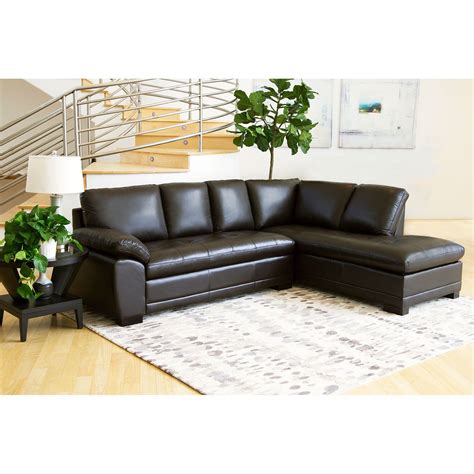 Westbury Top-Grain Leather Sectional Sofa - dealepic