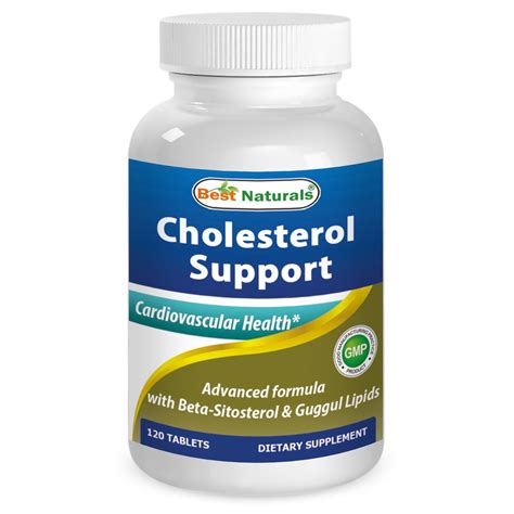 Best Naturals Cholesterol Support Formula 120 Tablets - Walmart.com