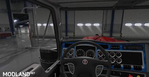 Kenworth w900 blue interior mod for American Truck Simulator, ATS