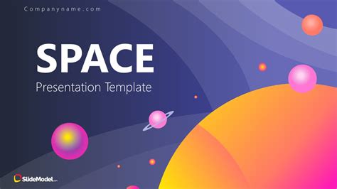 Space Background PowerPoint Template - SlideModel