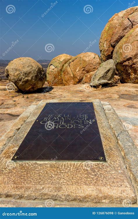 MATOPOS, ZIMBABWE - CIRCA AUGUST 2018 - Cecil Rhodes Grave on Th Editorial Stock Photo - Image ...