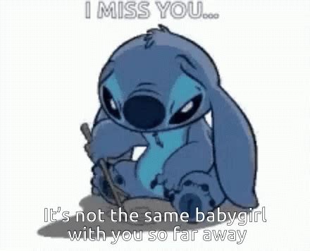 Miss You Baby Girl GIF - Miss You Baby Girl Stitch - Discover & Share GIFs