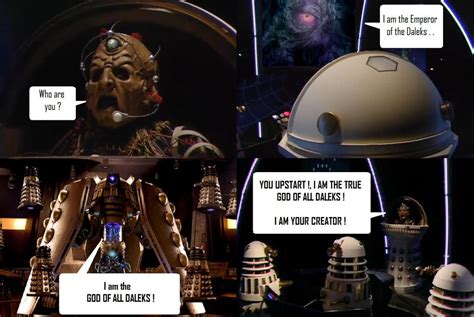 Doctor Who - Davros VS the Time War Emperor Dalek by DoctorWhoOne on DeviantArt